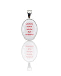 Ciondolo Quote Silver