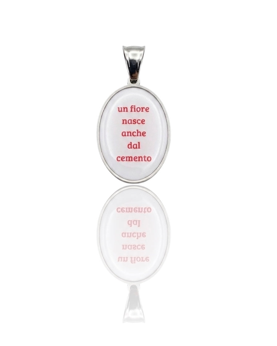 Ciondolo Quote Silver