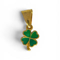 Ciondolo "4leaf clover" verde