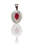 Ciondolo Cuore Anatomico Silver