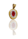 Ciondolo Cuore Anatomico Gold